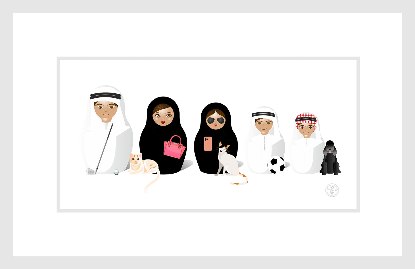 8 Characters - Personalise your Art