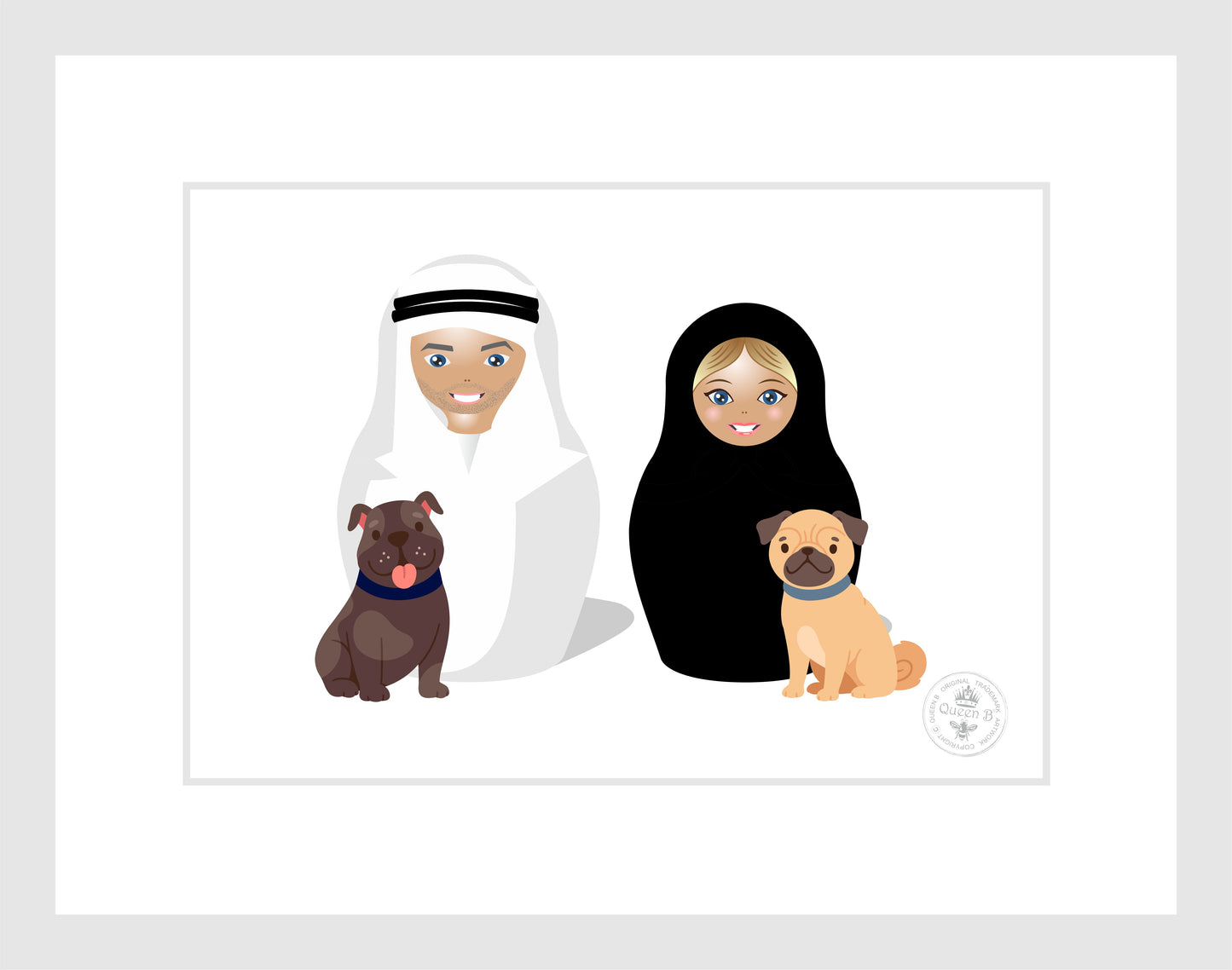 4 Characters - Personalise your Art