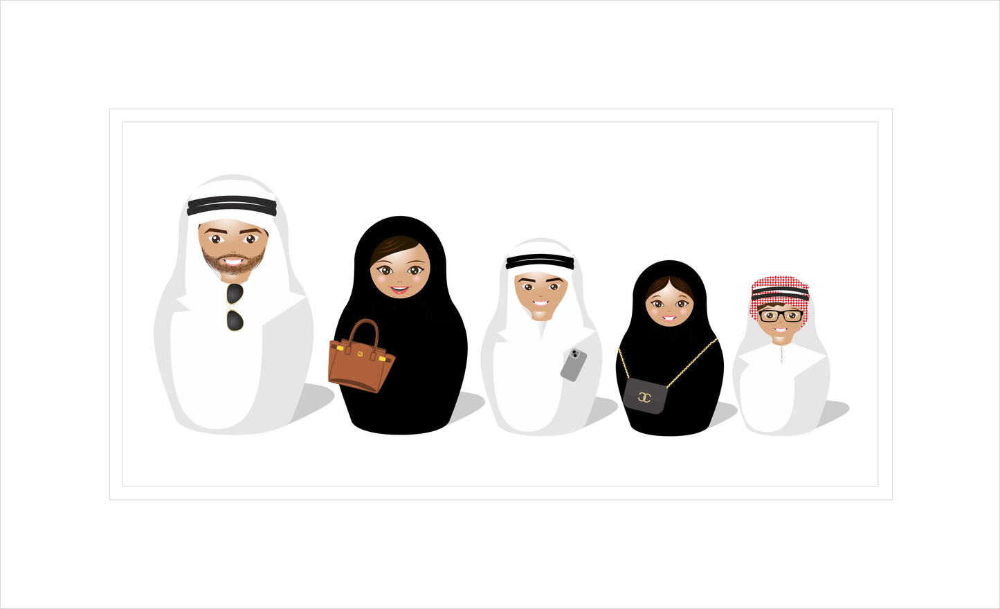 5 Characters - Personalise your Art