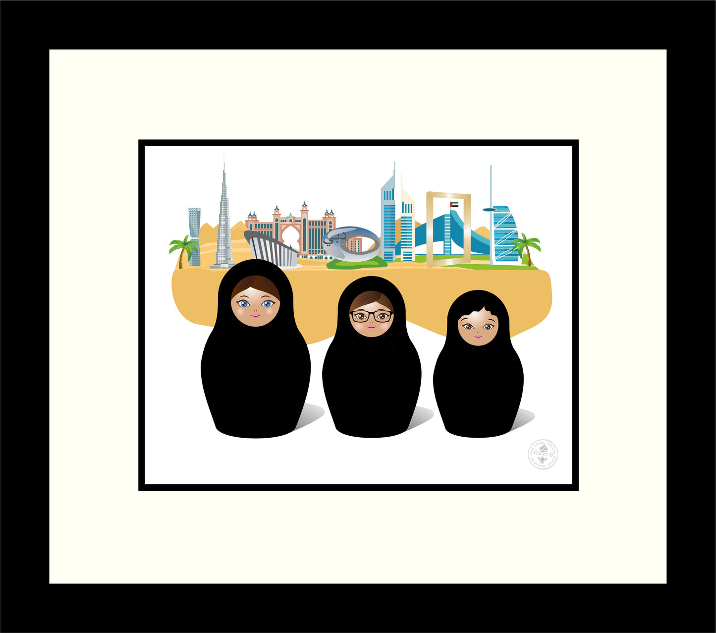 3 Characters - Personalise your Art