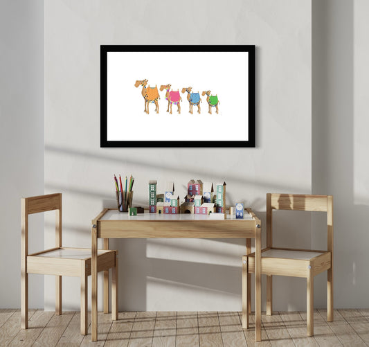 Fun Camels - Family of Four