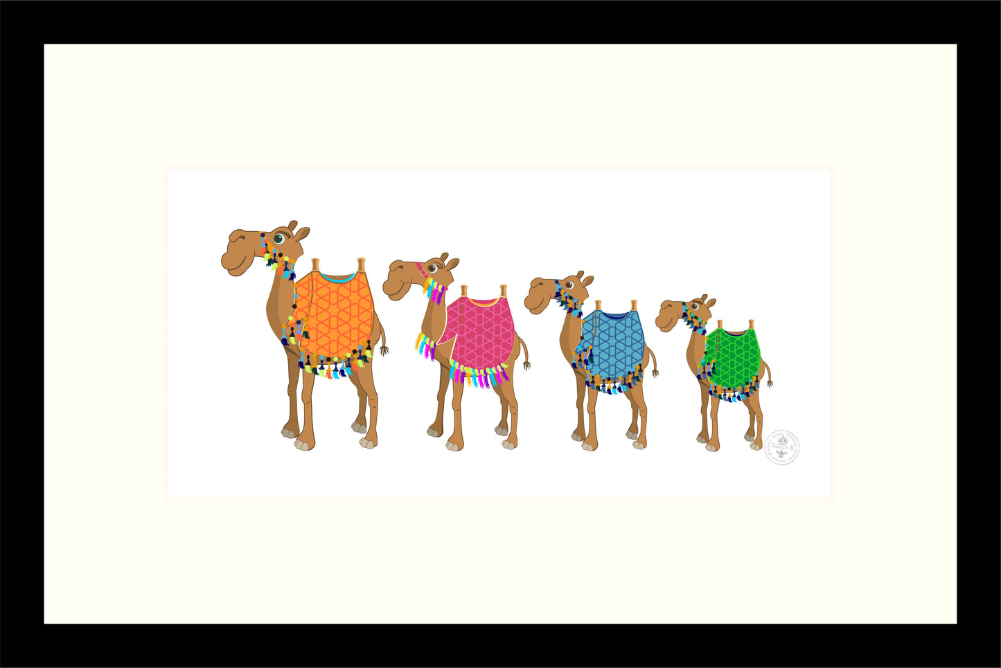 Fun Camels - Family of Four